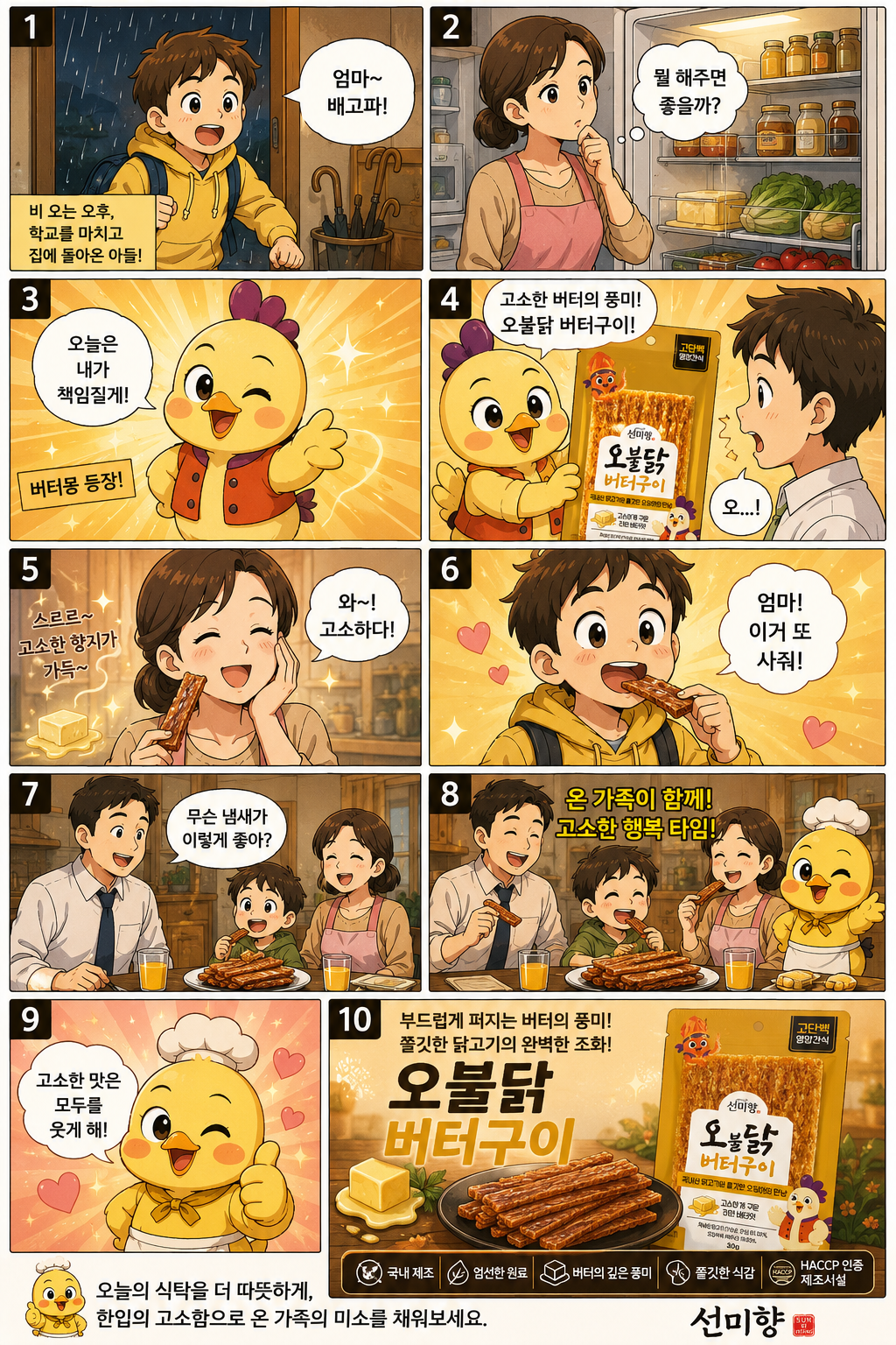 오불닭 버터구이 웹툰