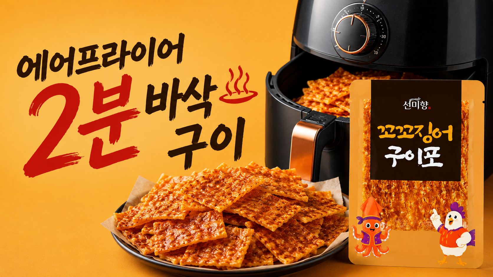 닭고기와 오징어의 감칠맛