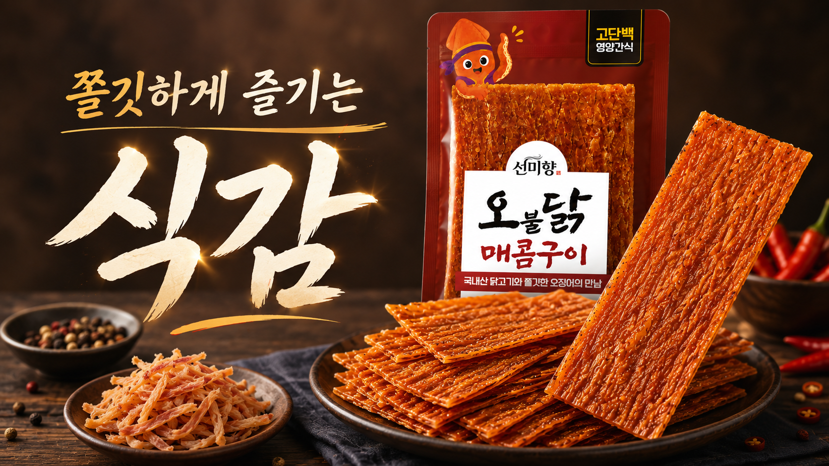 부드럽고 쫄깃한 식감